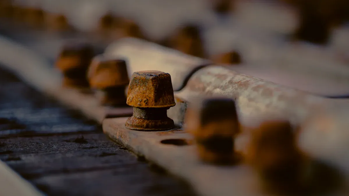 Rail Components for Construction Equipment: Bolt Material Analysis