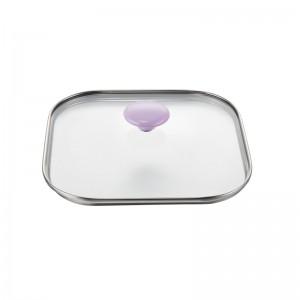 China Square Glass Lid for Superior Visibility