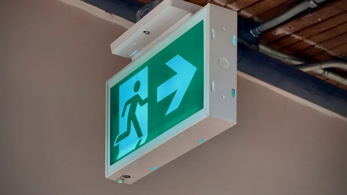 Exploring the Reliability and Efficiency of LED Emergency Exit Signs
