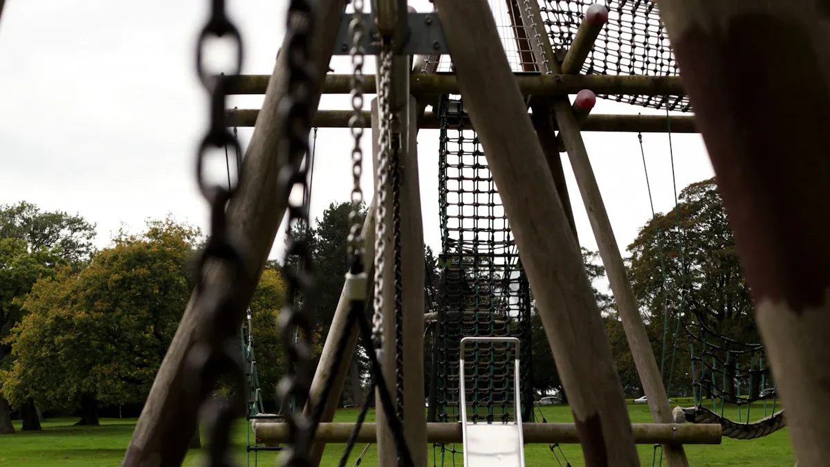 Safety Features of the XBK002 Tree House Swingset