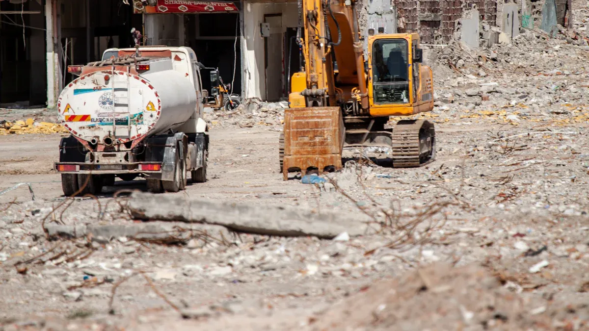 Essential Reasons for Using Rubber Pads on City Excavators