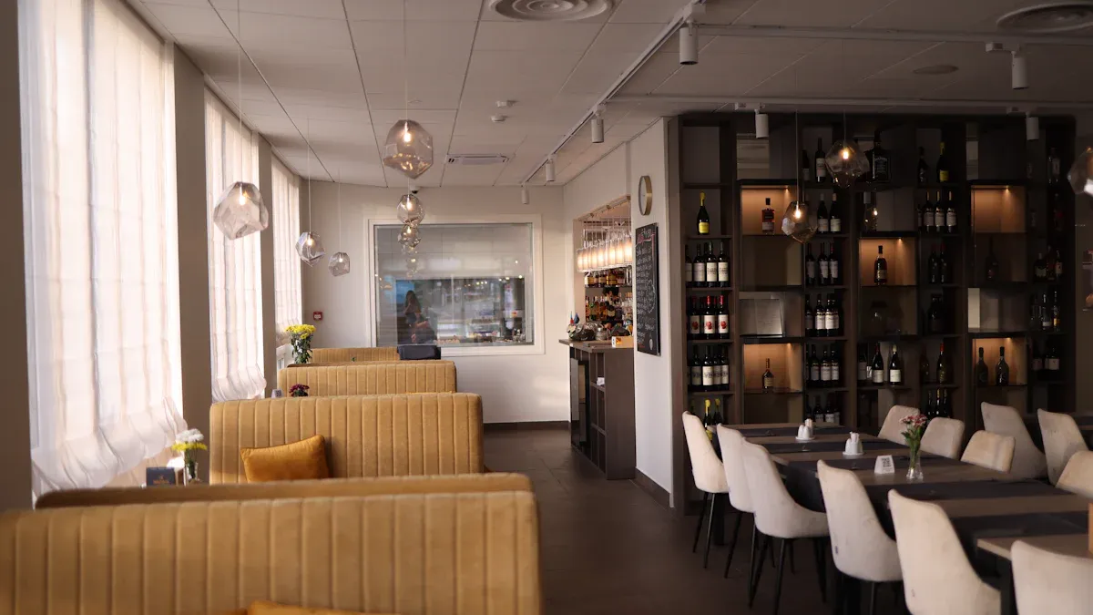 Four-person Booth-C Furniture Matching Explained: Comfort and Collaboration Redefined