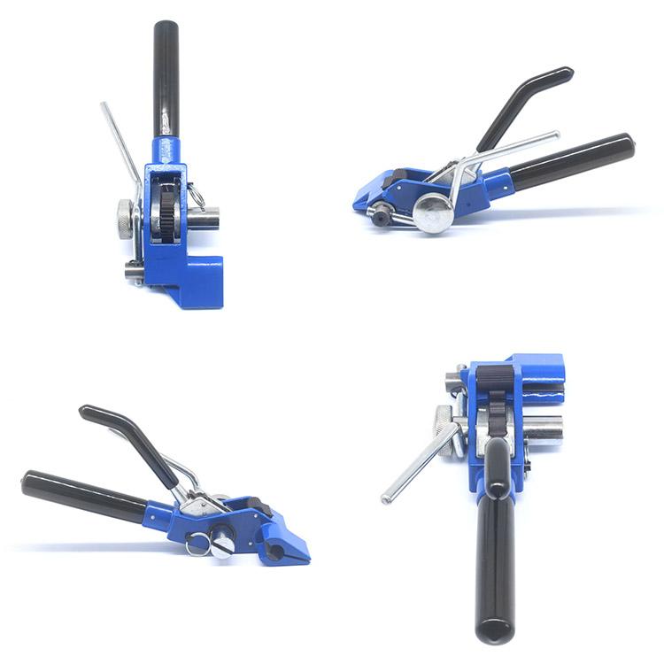 What are the steps to secure cables with this tool