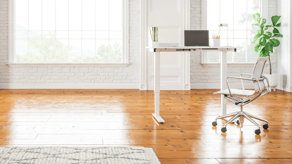 Versatile Height Adjustable Standing Desk for Home and Office Use