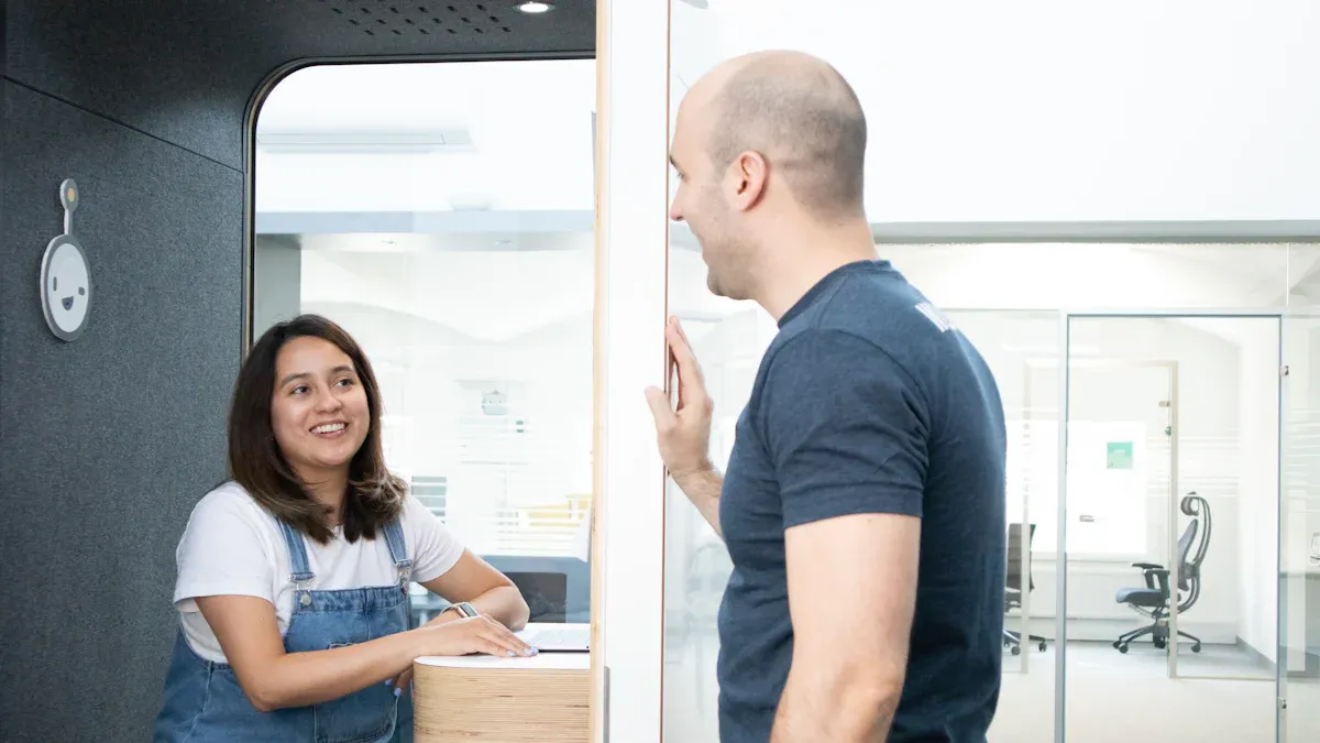 Soundproof Phone Boxes Enhance Privacy and Support Well-Being