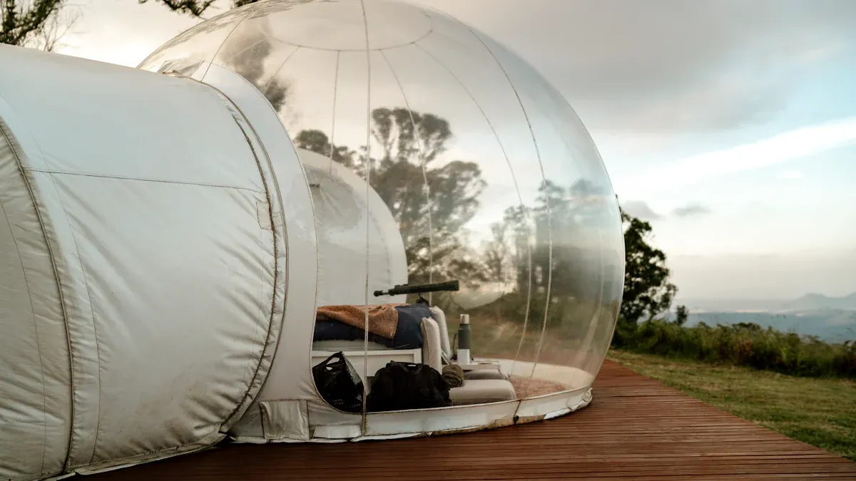 Benefits of Inflatable Tents for Glamping Businesses