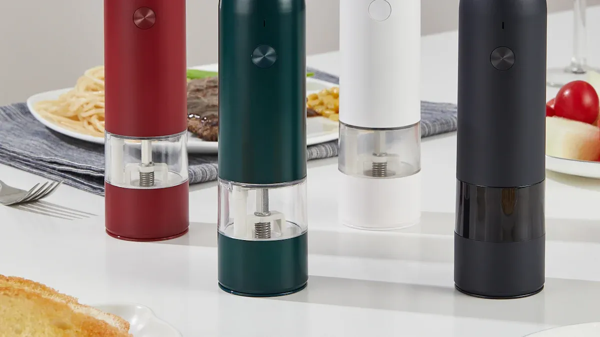 The Modern Aesthetic of an Electric Pepper Mill