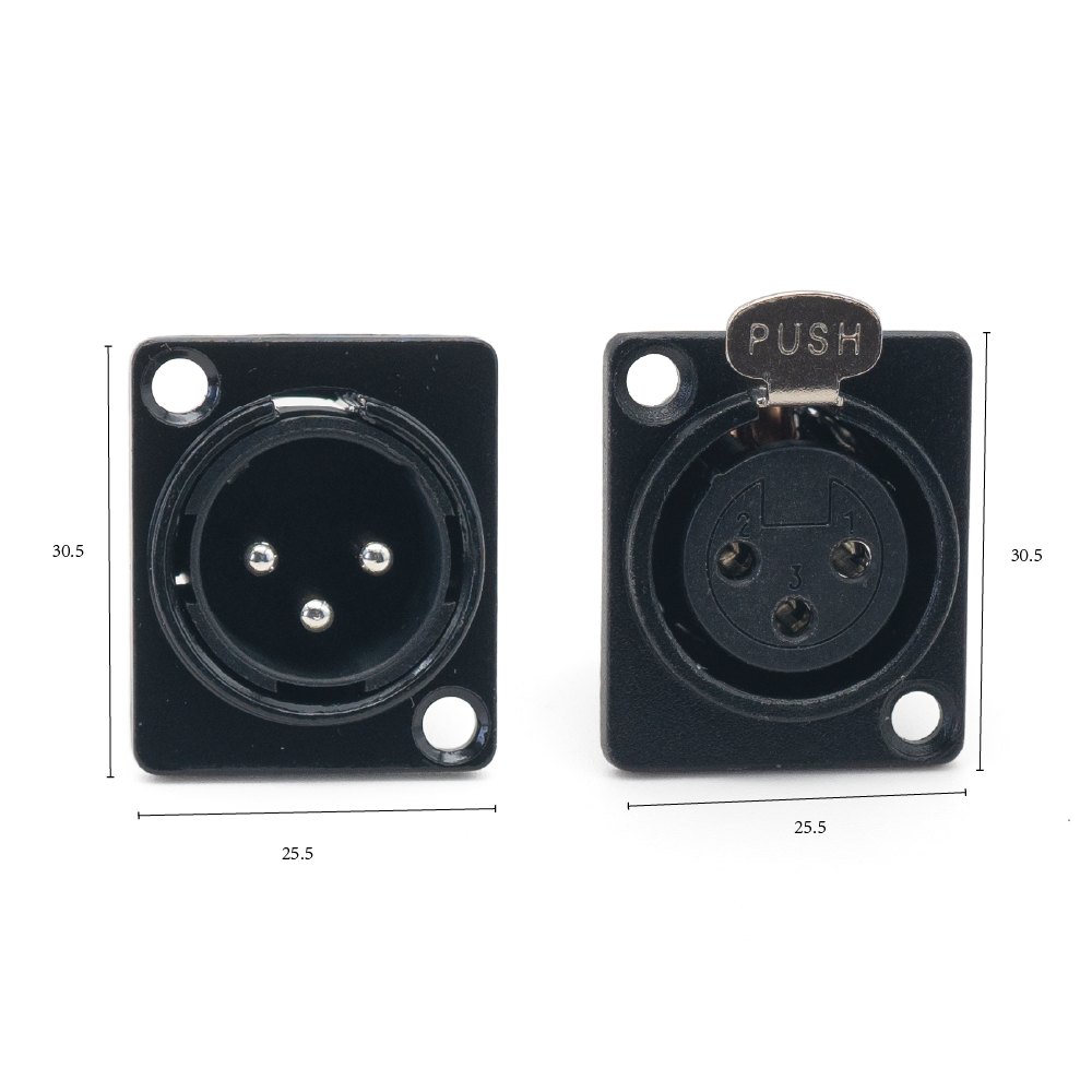 Nā hiʻohiʻona hoʻolālā kūʻokoʻa o XLR Connector Socket Panel JYA5155&JYA5156
