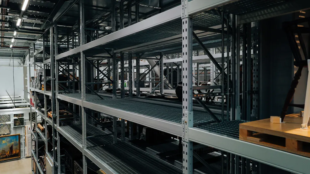 How Steel Supermarket Shelves Are Manufactured in China