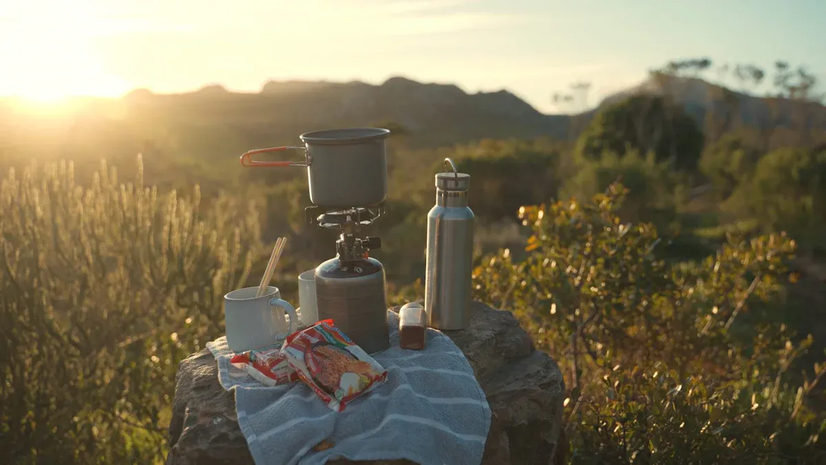 Les meilleurs ustensiles de cuisine de camping pour cuisiner facilement en plein air