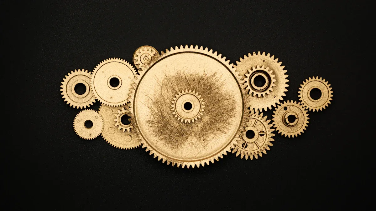 What materials are used for gears with different functions and how to choose