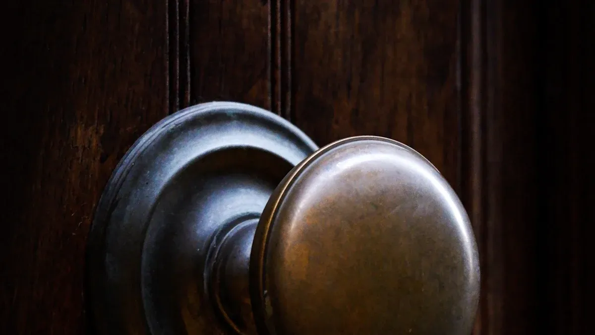 Oil-Rubbed Bronze Finishes for Bathroom Handles and Hinges