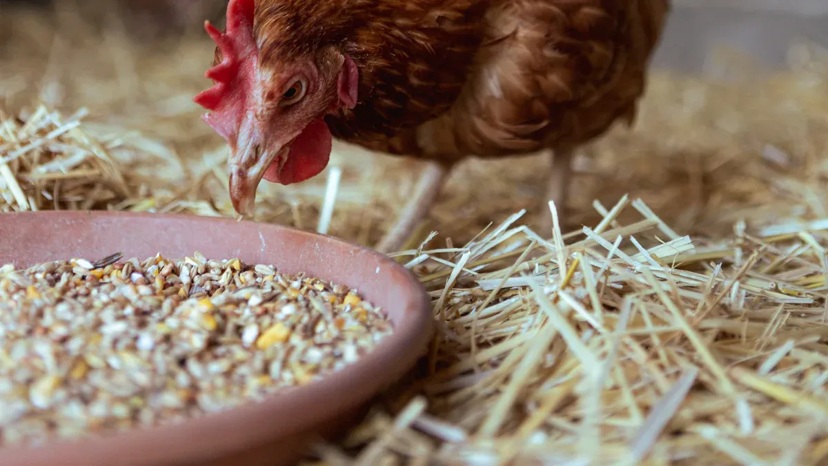 How Dried Mealworms Improve Egg Production