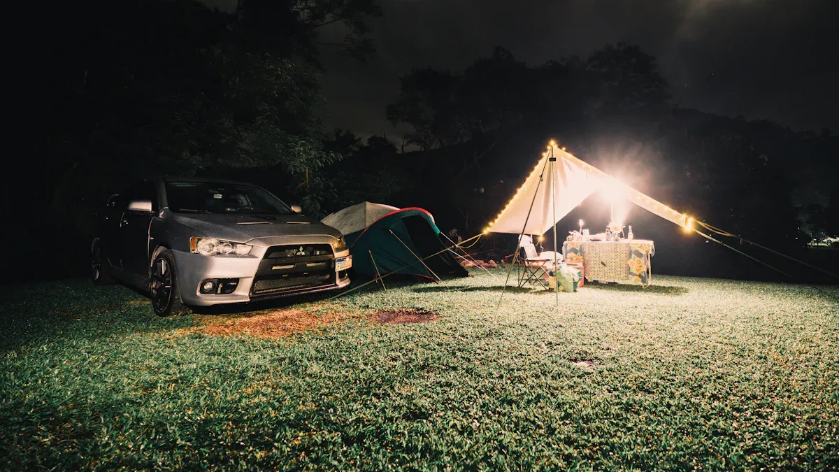 Commercial-Grade Camping Lights for Outdoor Hospitality Resorts