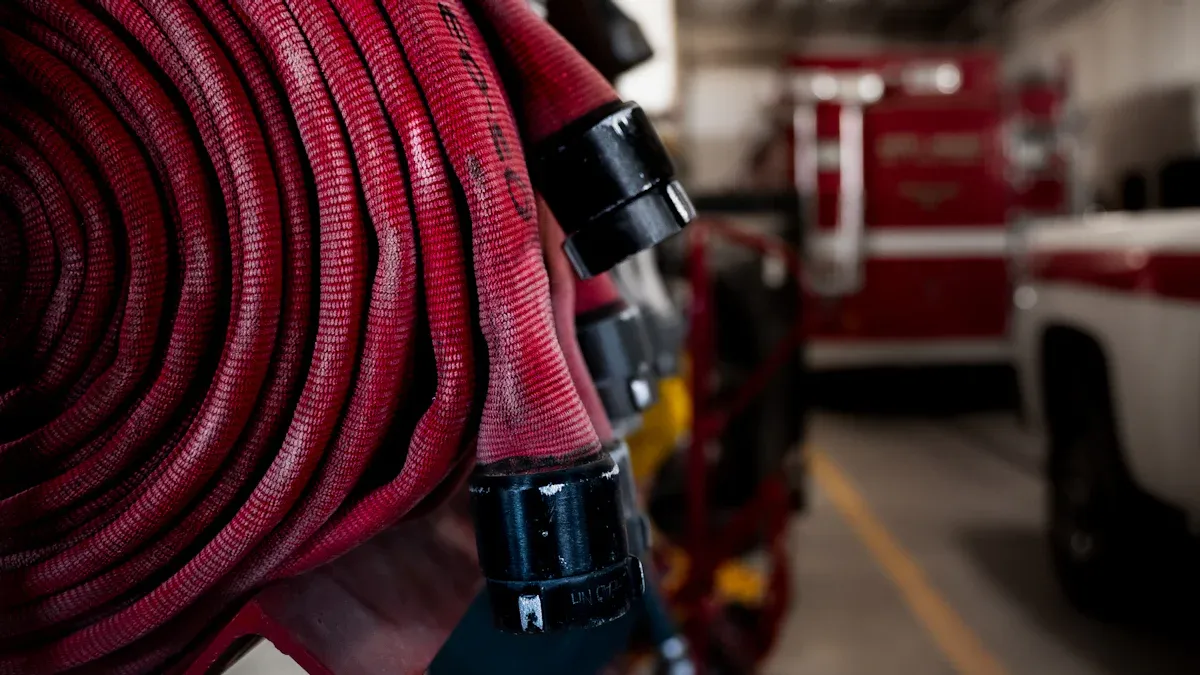 Fire Hose Types: Rubber Fire Hoses