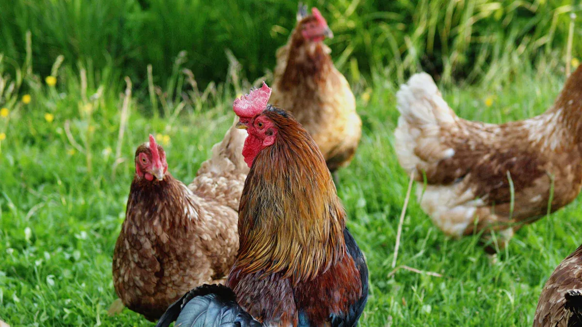 Practical Use of Dried Mealworms for Poultry