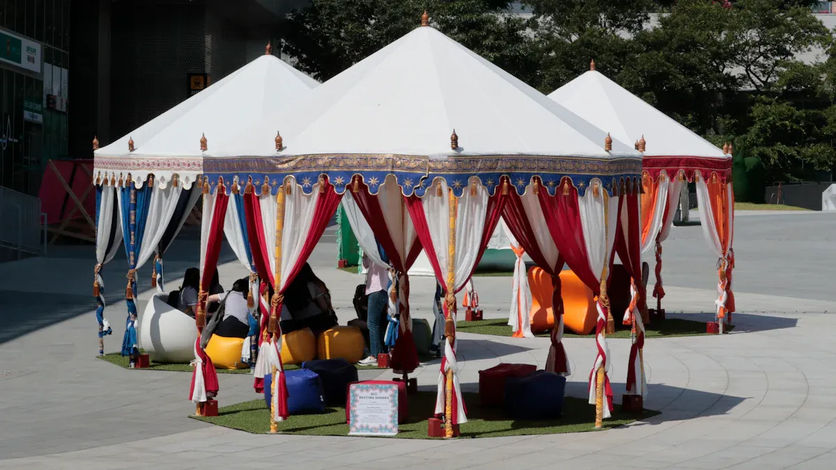 The 10x20 Foot Pop Up Canopy for Larger Displays