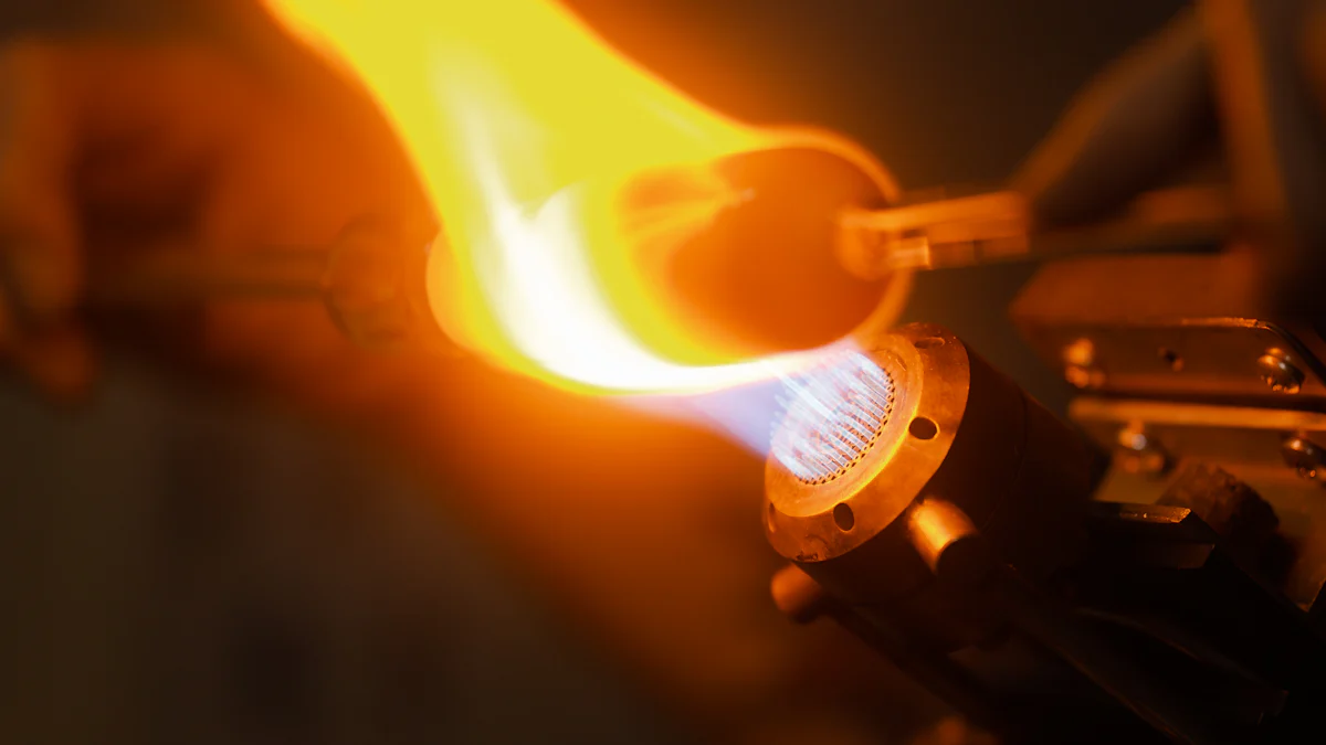semi-automatic adjust flame machine for lighter