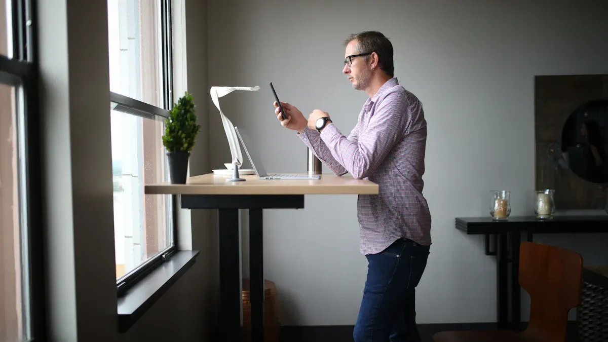 Pneumatic Sit-Stand Desks Explained: Benefits and Drawbacks