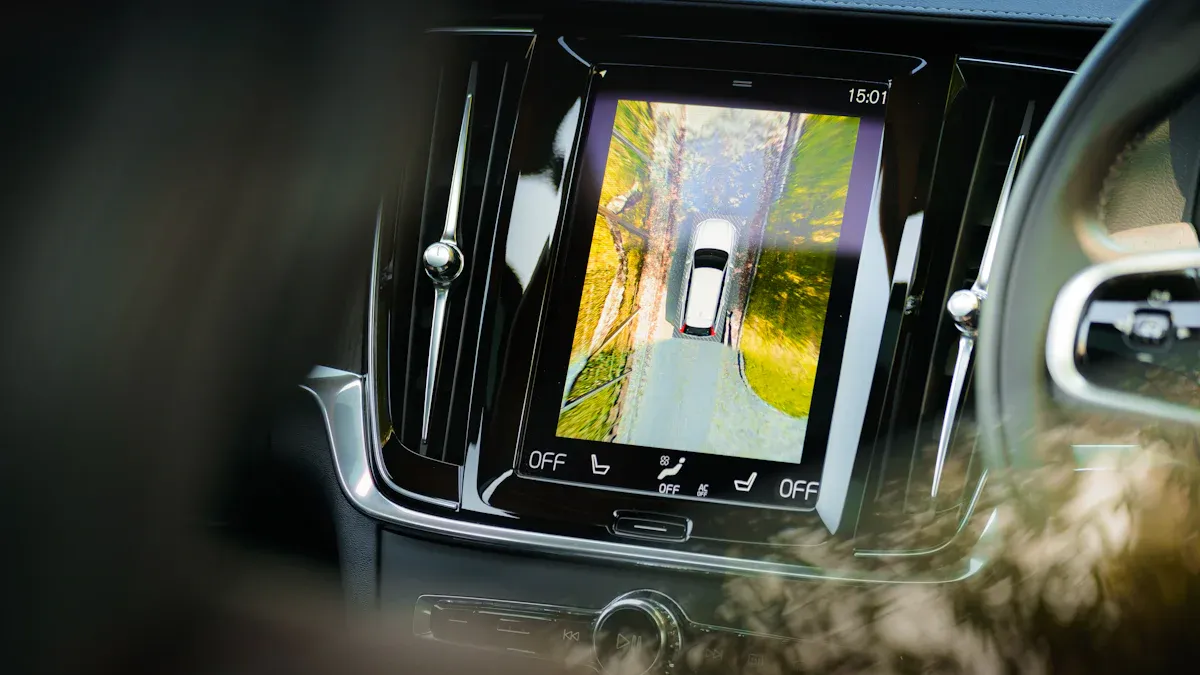 പിൻഭാഗത്തേക്ക് അഭിമുഖീകരിക്കുന്ന കാർ സീറ്റ് ഇന്റഗ്രേറ്റഡ് ലെവൽ ഇൻഡിക്കേറ്ററുകൾ