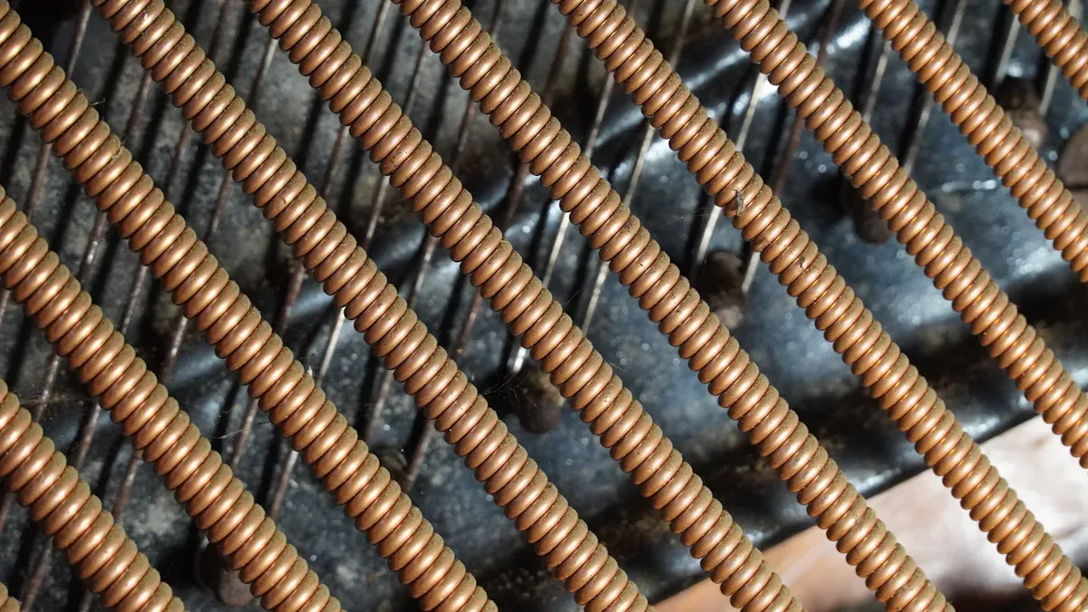 Condensador tubular de fileira única? Características e construção