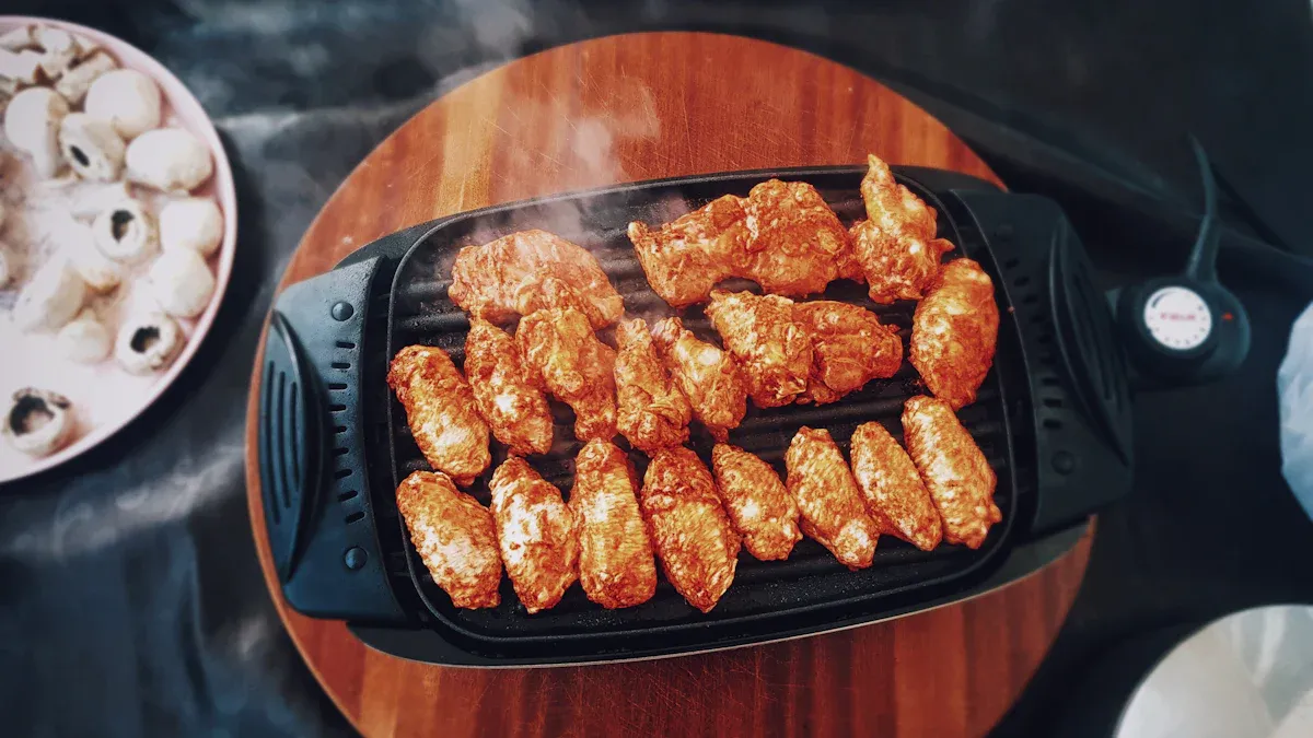 Présentation du grill de contact électrique