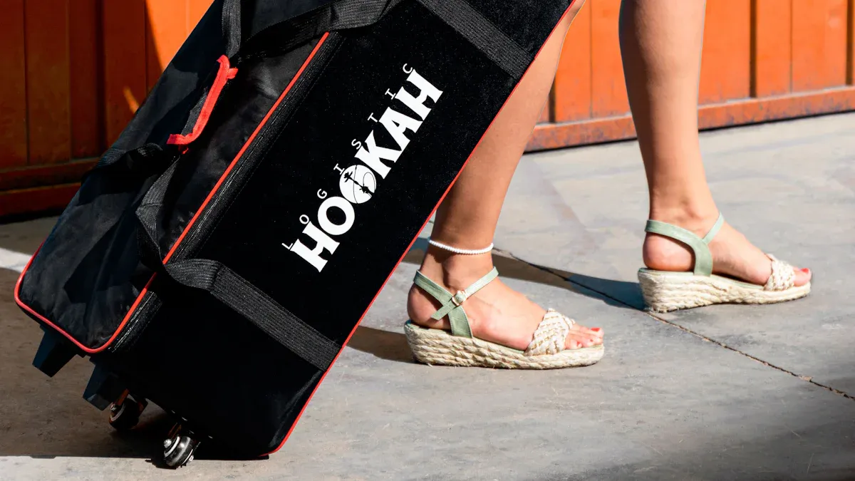 Reliable Wheels and Ergonomic Handle for a Studio Equipment Trolley Case