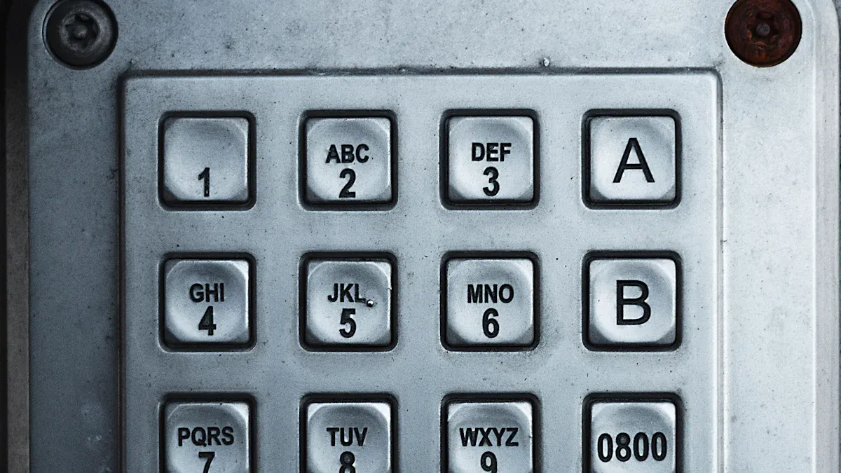 Advantages of the rugged metal square button keypad designed for use in public places