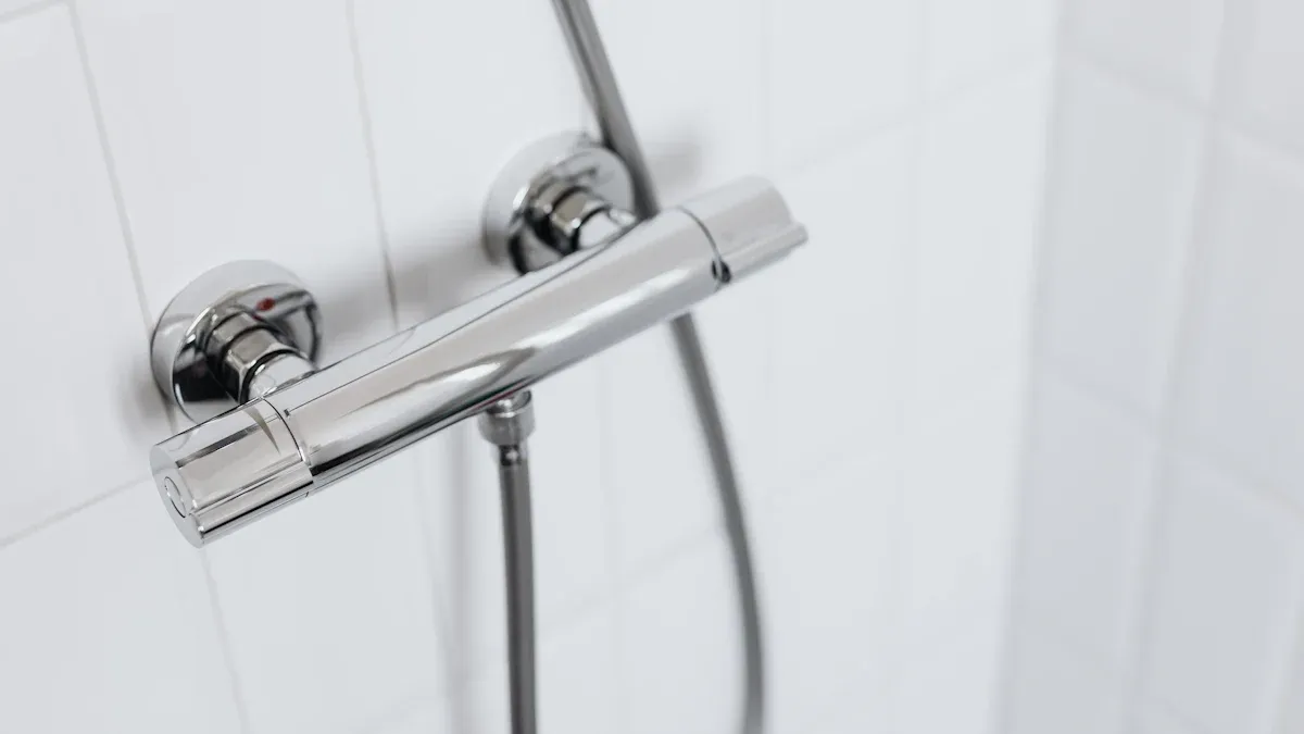What is the most durable surface treatment for bathroom hardware?
