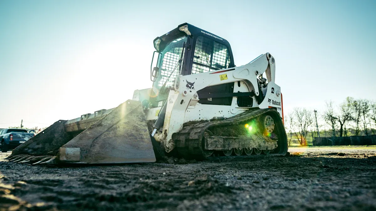 Enhanced Traction and Stability with Rubber Tracks for Track Loader
