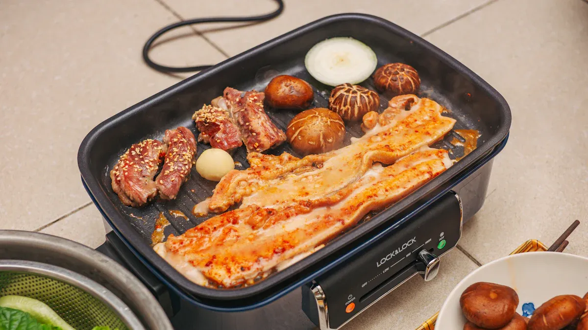 Elektrisch Kontaktgrill MIT 더 똑똑한 Steuerung