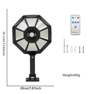 How does a remote control solar street light improve safety and convenience outdoors