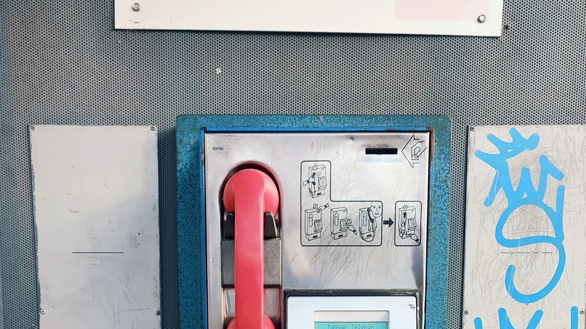 How a Public Telephone Handset Works