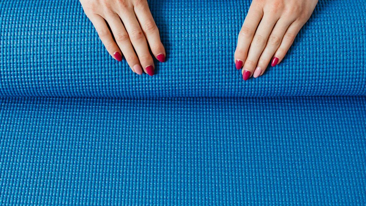 Beneficios de las colchonetas de yoga impresas con láser Cadenas de fitness