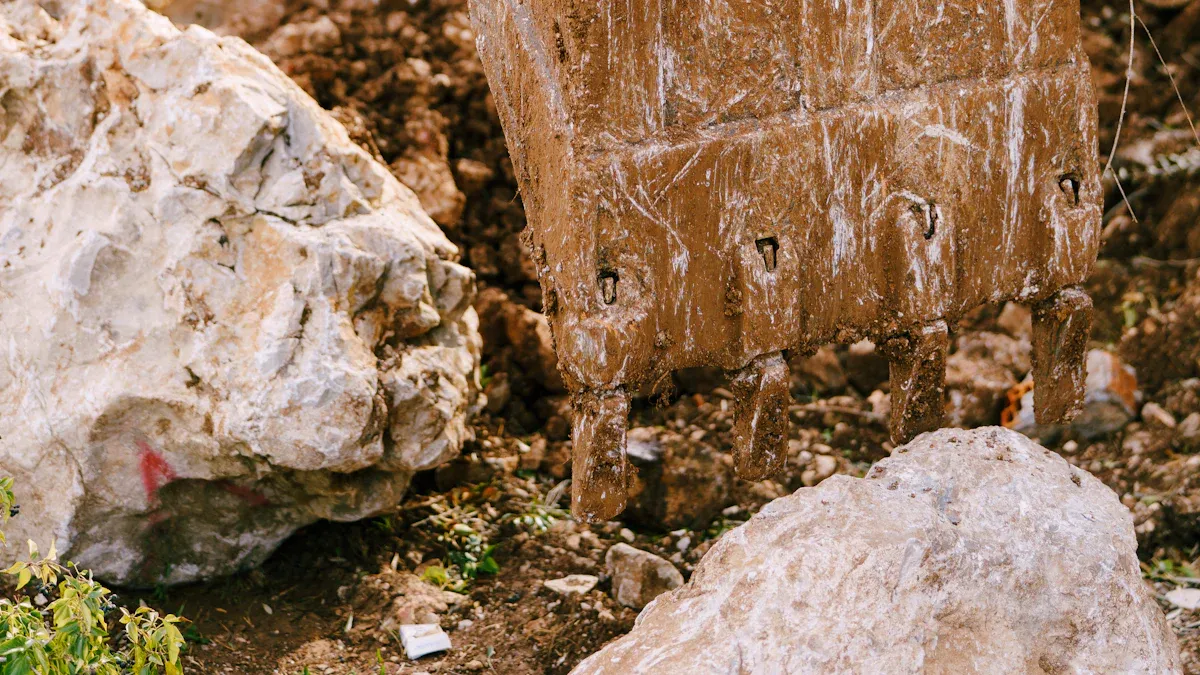 Recommended CAT Bucket Teeth for Rock Work