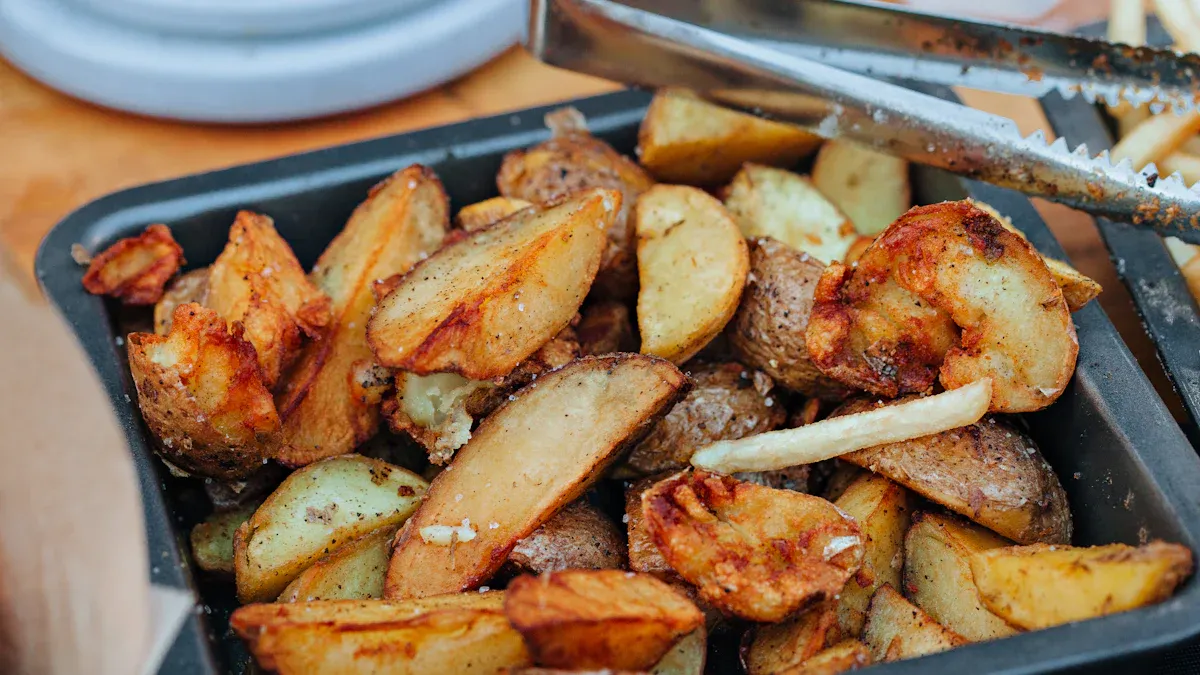 How Do You Know When Roast Potatoes Are Done in a Large Air Fryer?