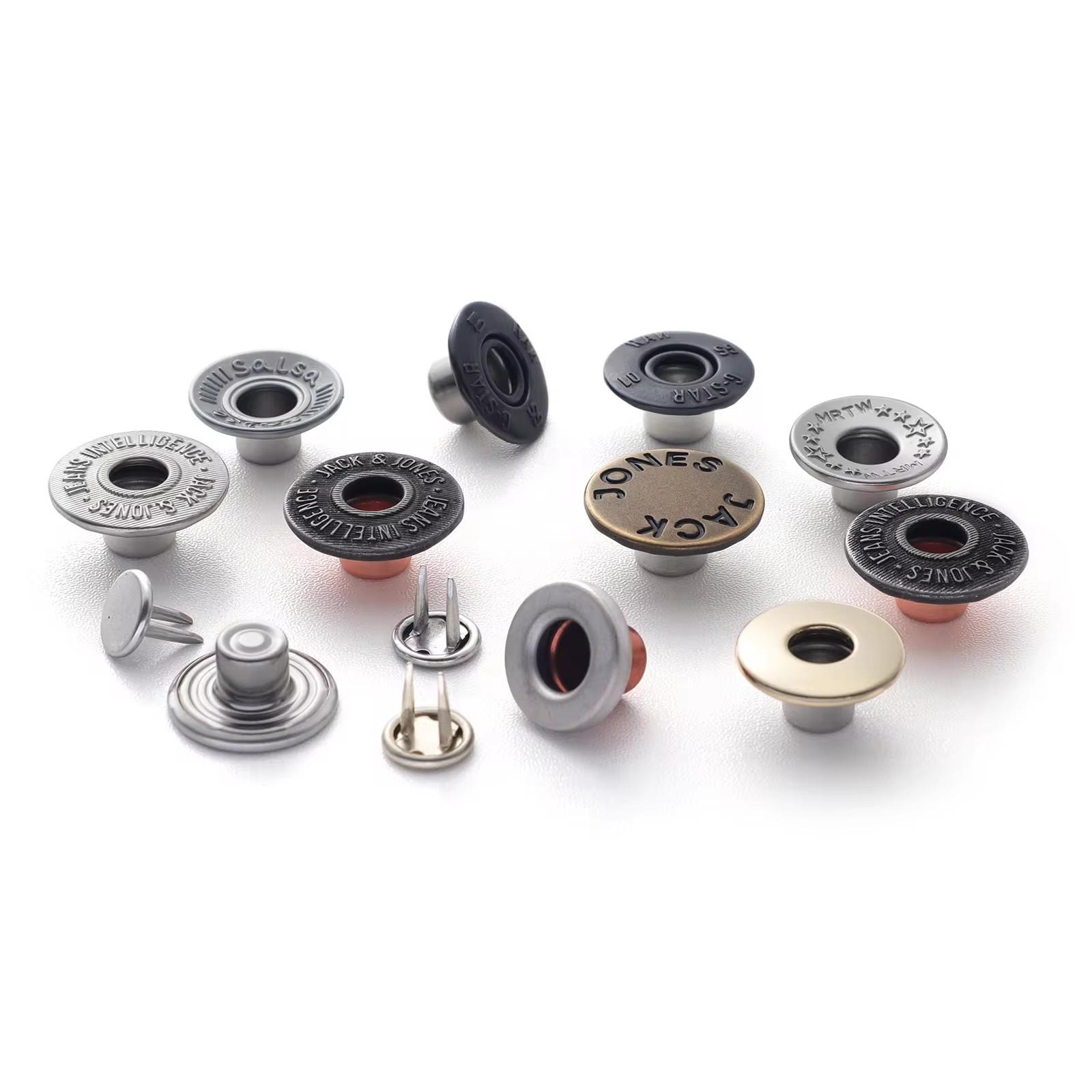 Boost Clothing Life With Iron and Brass Jeans Buttons