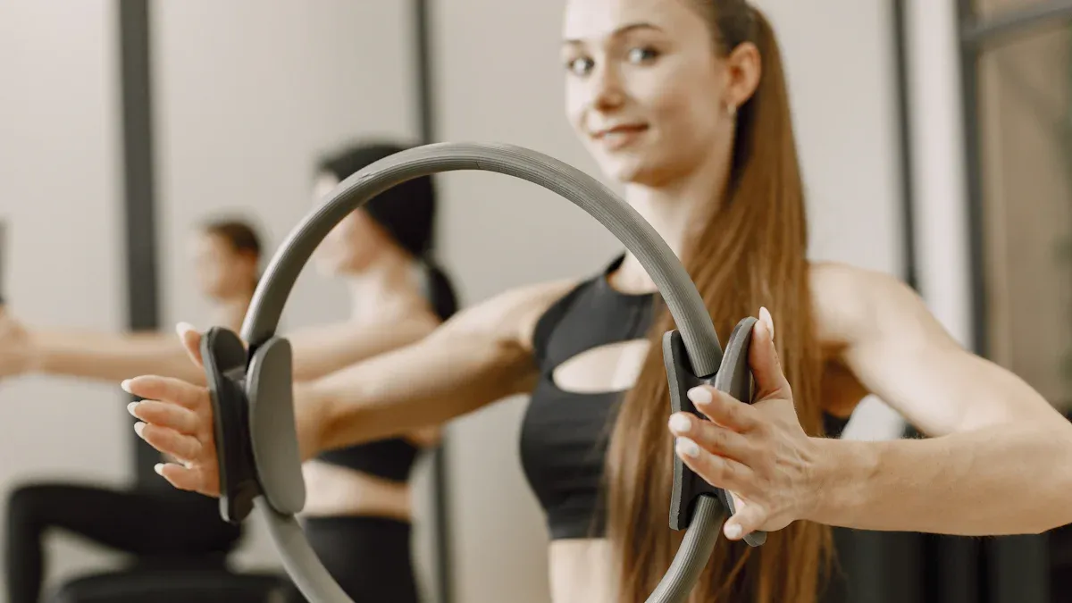 Home Workout Fitness Accessory Pastel Color Yoga Stretch Magic Circle: What It Is and Why It Works
