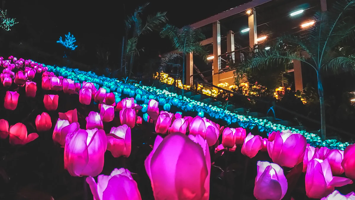 How do you use solar ground lights?