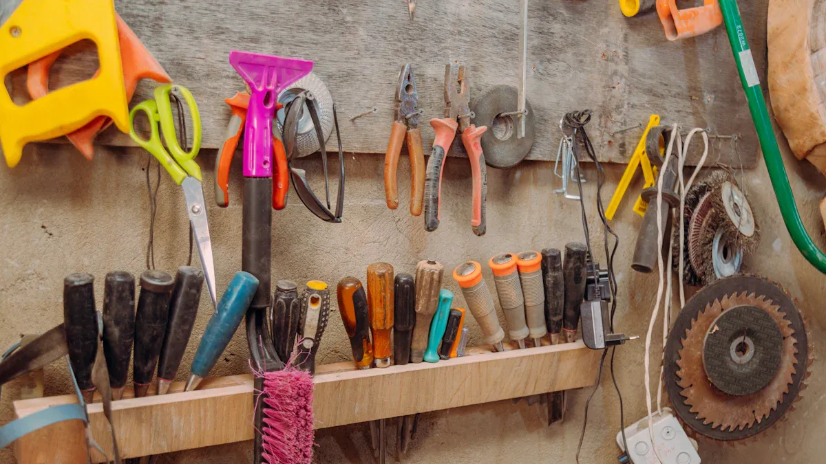 Organizing Tools on a Magnetic Tool Holder