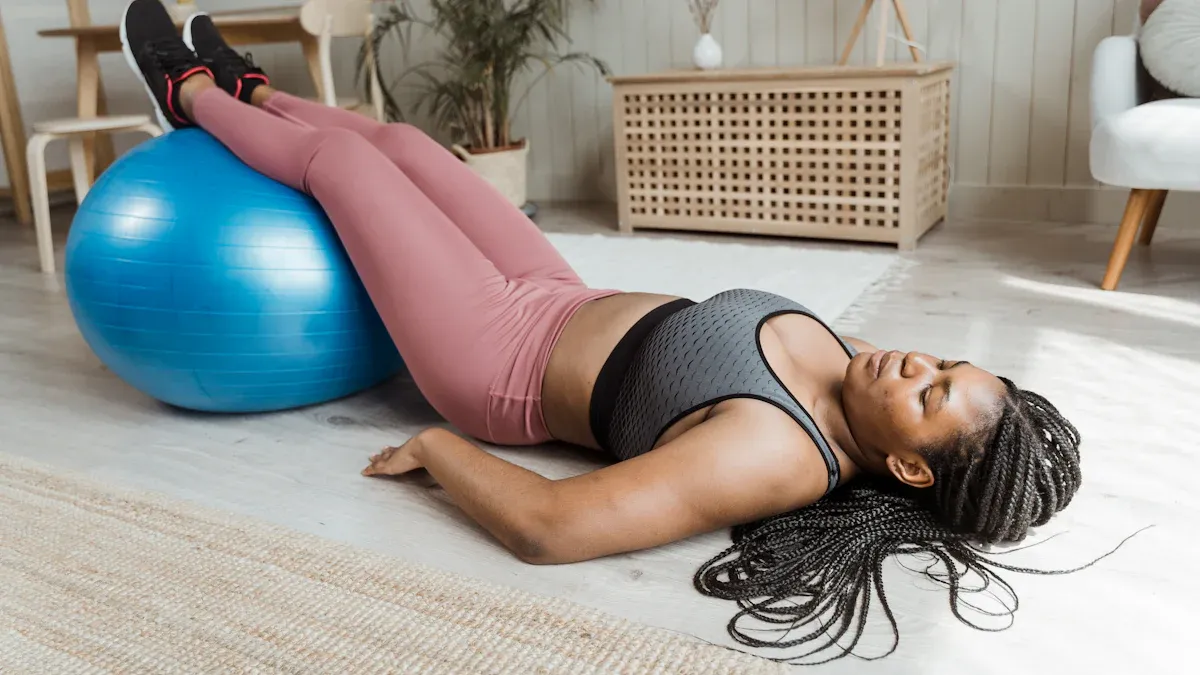Key Benefits of Exercise Balls at Home