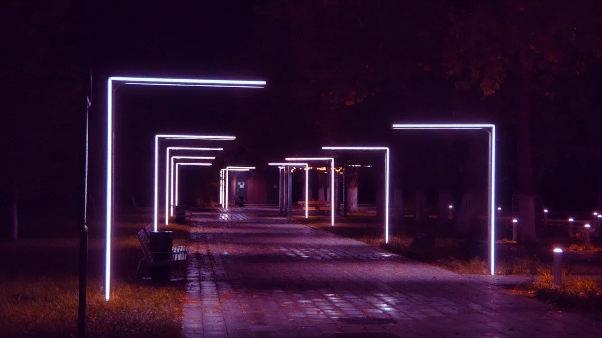 Hellere Stadträume dank LED-Straßenbeleuchtung