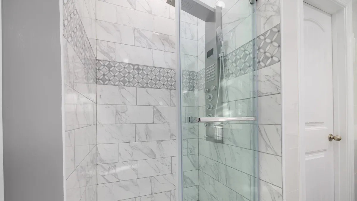 Aesthetic Enhancements with Shower Hinge