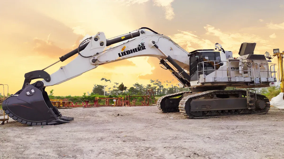 Mefuta ea Lipina tsa Rubber Excavator