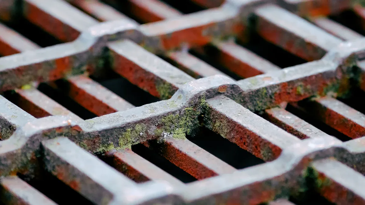 Grelha de aço galvanizado: resistência à corrosão