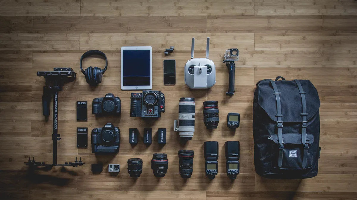 Camera Cases for Organization and Accessory Management