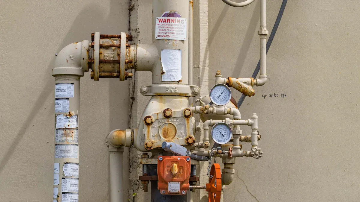 Chrome Finished Pendent Fire Sprinkler Routine Maintenance
