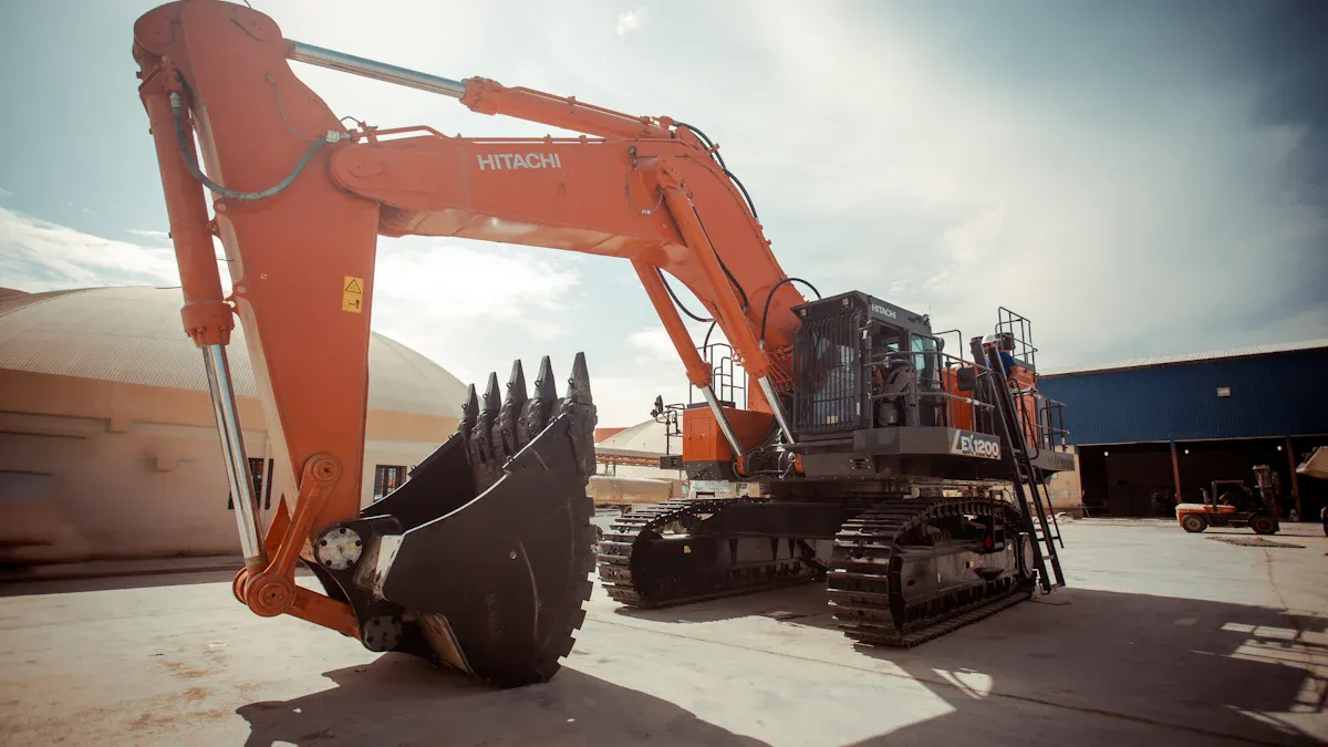 Identifying Each Component on an Excavator