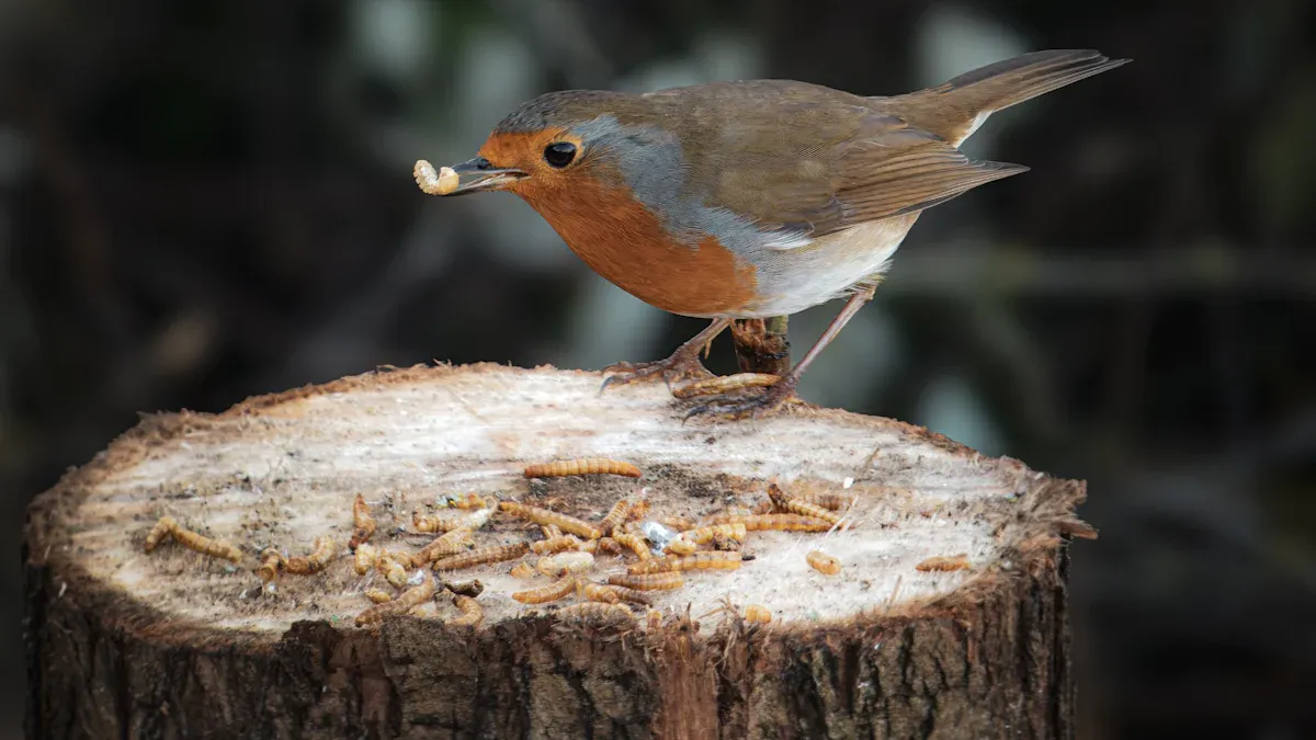 The Benefits of Mealworms Bird Food for Backyard Birds
