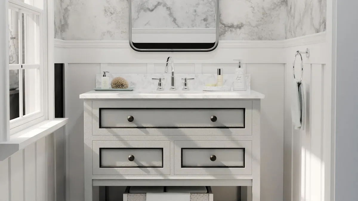 Kleine Badezimmer? Diese Badezimmerschränke helfen!